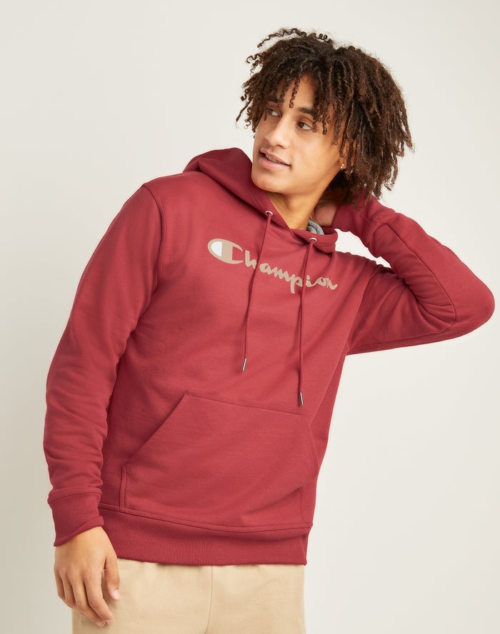 Champion Powerblend Fleece Script Logo - Miesten Koralli Huppari - Suomi 3150826-LX